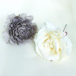 アンティークカラーのヘッドドレス(髪飾り)2輪