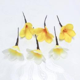 プルメリアのヘッドドレス(髪飾り)6輪